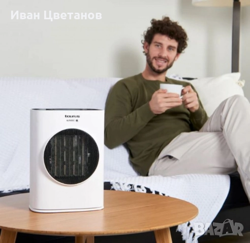Керамичен отоплител Taurus Tropicano 7CR – 1500W, PTC технология, осцилация, защита от падане