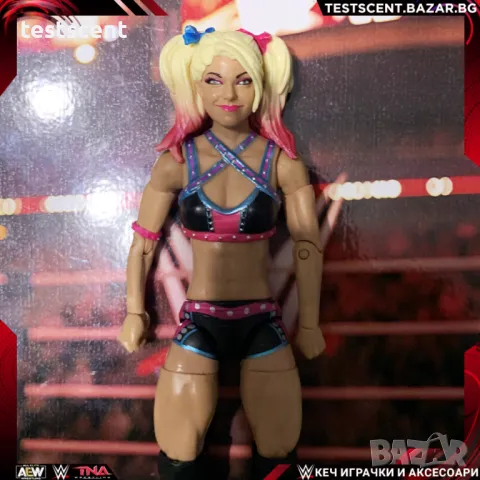 Екшън фигура WWE Alexa Bliss Lexi Kaufman Алекса Блис Elite , снимка 1 - Колекции - 48747505