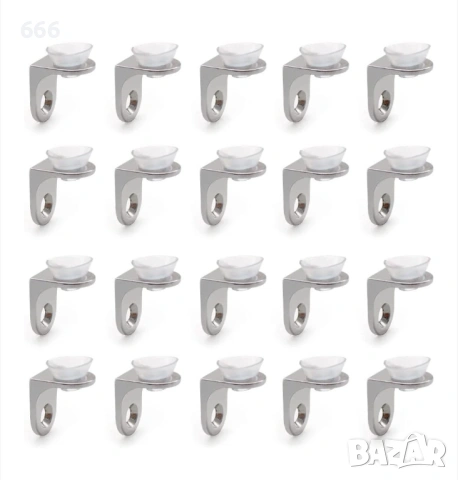 Комплект от 20 ъглови подпори с вендуза