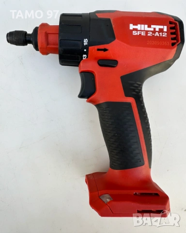 Hilti SFE 2-A12 - Акумулаторен винтоверт с приставки 2x12V 2.6Ah , снимка 7 - Винтоверти - 53012945