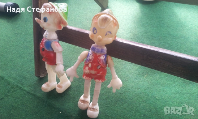Пластмасова кукла Пинокио от едно време, снимка 5 - Колекции - 53412972