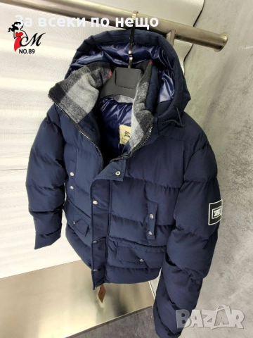 Burberry Мъжко Зимно Яке С Качулка - 2 Налични Цвята Код SK328, снимка 2 - Якета - 52599252