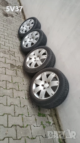 Алуминиеви джанти 16", 5x112 - VW, Audi, Seat, Skoda, снимка 3 - Гуми и джанти - 53288540
