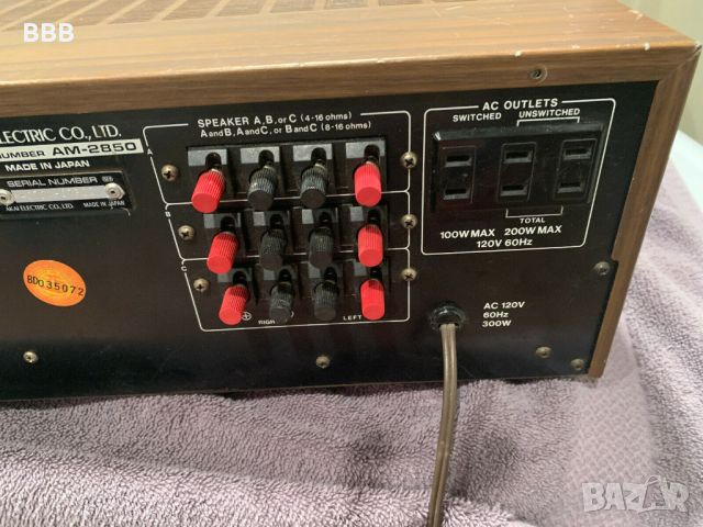 Akai AM-2850 / Akai 2850/ - Промоция!, снимка 10 - Ресийвъри, усилватели, смесителни пултове - 45082637