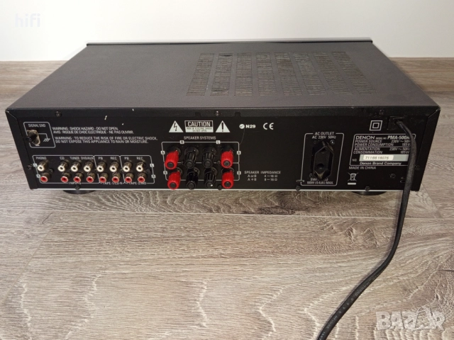 Стерео усилвател Denon PMA-500AE, снимка 7 - Ресийвъри, усилватели, смесителни пултове - 52171179