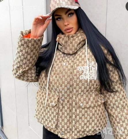 Gucci ⚜️Дамско Зимно Яке , снимка 3 - Якета - 53515635