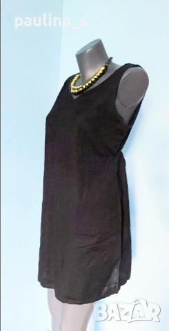 Три различни броя / Маркова рокля "Yessica" Ленена черна рокля тип туника / сукман , снимка 4 - Сукмани - 33344482