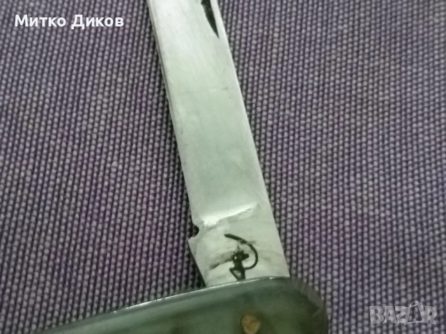Сърп и чук джобно ножче от соца седеф №9, снимка 3 - Ножове - 51771012