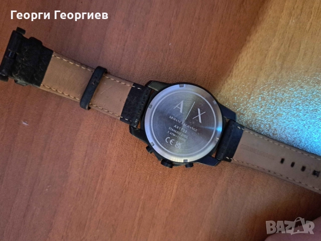 Часовник Armani Exchange-Кожена каишка, снимка 2 - Мъжки - 51948843