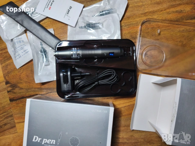 Чисто нов професионален комплект Dr. Pen Ultima M8 – Безжичен Дерма Пен + игли, снимка 13 - Други - 53642542