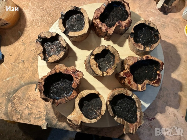 Пепелници от дърво