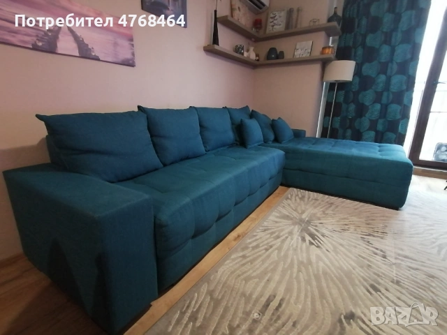 Ъглов разтегателен диван , снимка 8 - Дивани и мека мебел - 53924112