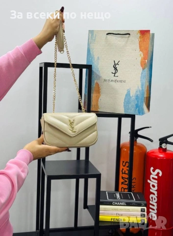 Yves Saint Laurent Дамска Чанта С Дръжка Синджир - Различни Цветове Код E1296, снимка 5 - Чанти - 53757481