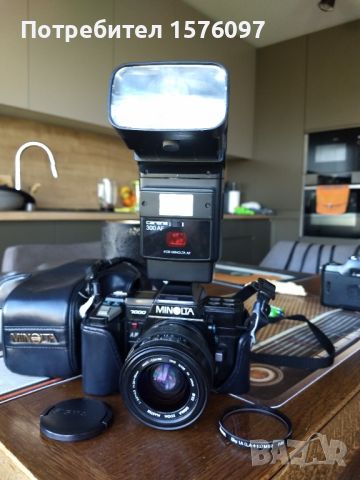 Фотоапарат AF Minolta 7000 и AF обектив Sigma Zoom Master 1:35~4.5 f=35~75mm, снимка 1 - Фотоапарати - 45343028