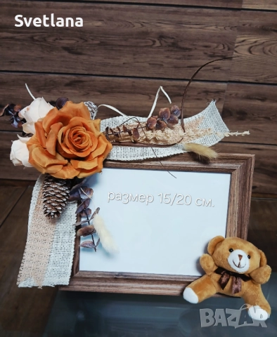 Уникални ,ръчно декорирани рамки, снимка 3 - Картини - 52446942