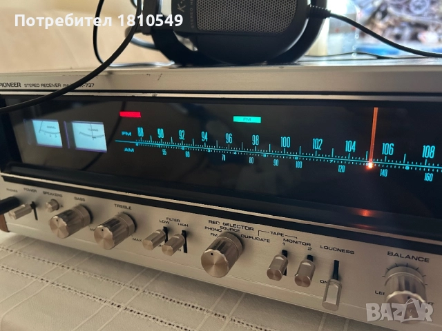 Pioneer sx-737 култов рисийвър, снимка 4 - Ресийвъри, усилватели, смесителни пултове - 51464068
