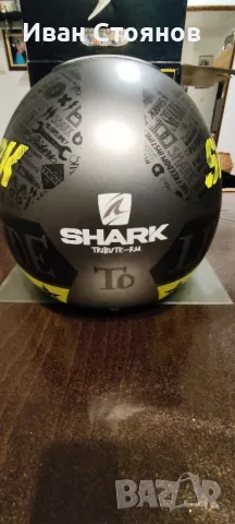 ПРОМОЦИЯ!!! Мото каска SHARK Drak Tribute RM Mat Anthracite / Yellow / Black, S, снимка 4 - Аксесоари и консумативи - 50352170