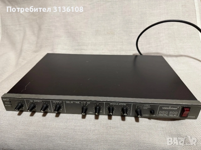 Vermona DEG-500 Digital Delay Chorus Flanger Echo, снимка 3 - Ресийвъри, усилватели, смесителни пултове - 53726216