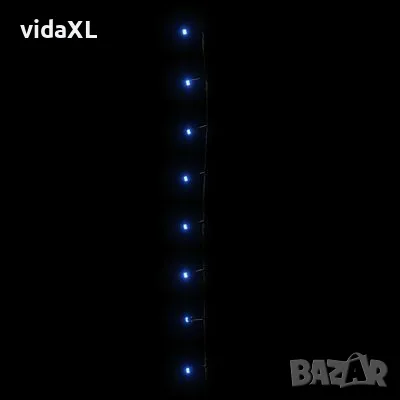 vidaXL LED стринг с 300 LED синьо 30 м PVC(SKU:343205）, снимка 3 - Декорация за дома - 48322077