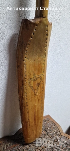Стара дървена скандинавска шпатула/бъркалка, снимка 14 - Антикварни и старинни предмети - 53981238
