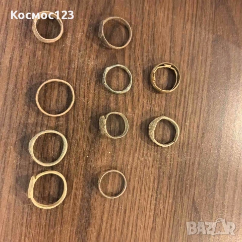 Лот стари средновековни възрожденски пръстени., снимка 3 - Антикварни и старинни предмети - 53205095