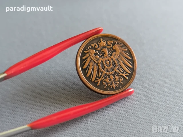 Райх монета - Германия - 2 пфенига | 1911г.; серия A, снимка 2 - Нумизматика и бонистика - 51161195