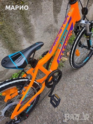 Като нов Алуминиев Детски велосипед 20цола 6 скорости Cross, снимка 5 - Велосипеди - 52523651