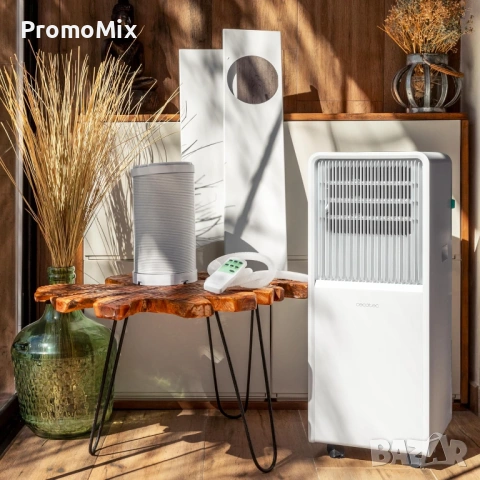Мобилен климатик Cecotec ForceClima 7550 7000 BTU/h Wi-Fi 4в1 Преносим климатик влагоабсорбатор вент, снимка 7 - Климатици - 53187726