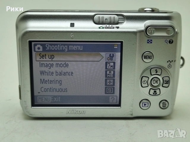 Nikon COOLPIX L5 7.2MP Digital Camera - Silver, снимка 4 - Фотоапарати - 53804821