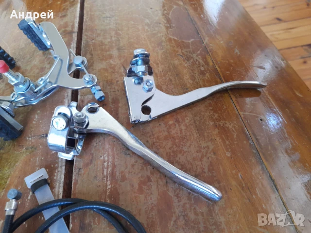 Стар комплект спирачки за велосипед,колело, снимка 7 - Други ценни предмети - 50910483