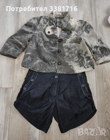 Късо сако Herchcovitch alexandre и къси панталонки , снимка 2 - Къси панталони и бермуди - 54242031