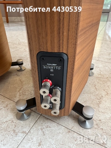 Тонколони Sonus Faber Sonetto III - отлично състояние, снимка 7 - Тонколони - 54220863