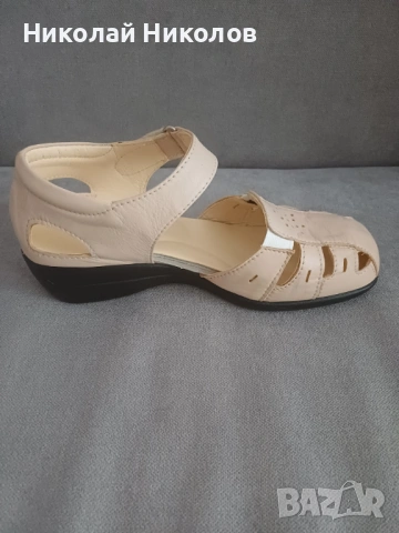Дамски сандали, №36, цвят бежов, снимка 9 - Сандали - 53138773