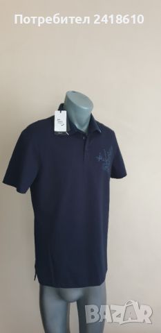 Armani Exchange Pique Organic Stretch Cotton Mens Size М НОВО! ОРИГИНАЛ! Мъжка Тениска!, снимка 5 - Тениски - 45478930