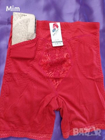 XXL Моделиращо червено бельо с джобове , снимка 7 - Бельо - 45199454