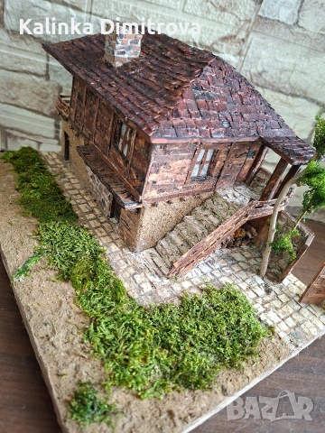 Макет на къща -ръчна изработка., снимка 2 - Други стоки за дома - 53324194