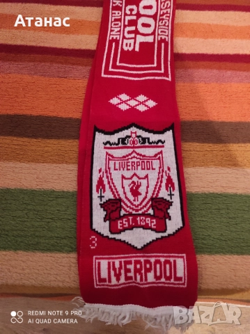 продавам шал на Ливърпул , снимка 2 - Футбол - 52566073