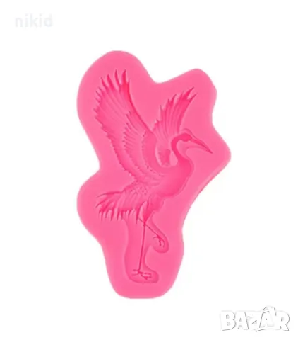 3 вида щъркел птица силиконов молд форма фондан шоколад декор, снимка 6 - Форми - 49899336