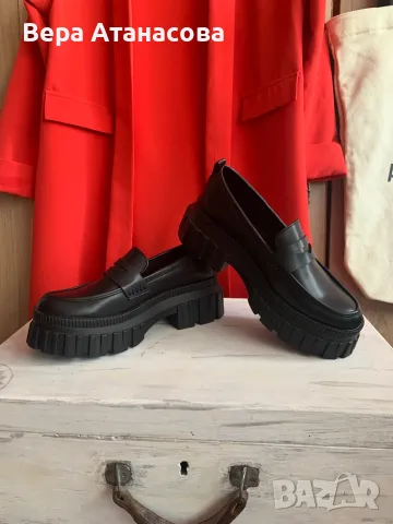 💄 Лоуфъри Stradivarius на олекотена платформа🍋, снимка 3 - Дамски ежедневни обувки - 50236869