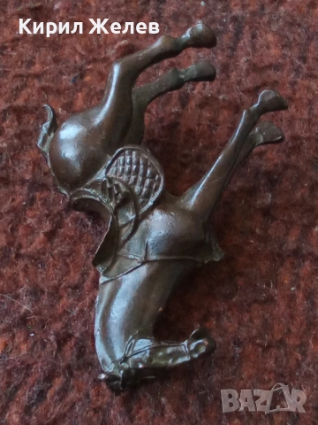 Малка бронзова фигурка на кон 🐎 54252, снимка 15 - Колекции - 53752634