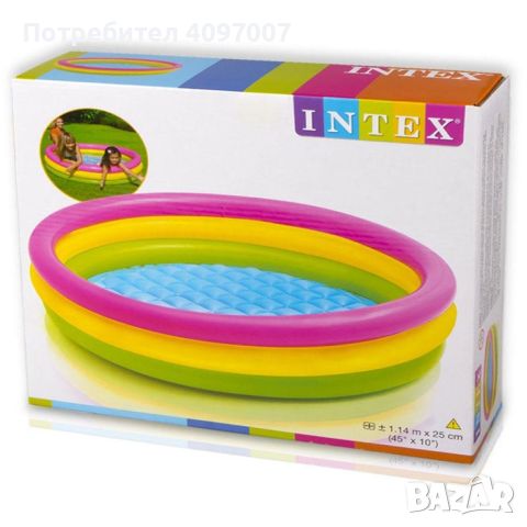 Открийте райската забава с I n t e x-Най-големият избор от детски басейни, снимка 6 - Надуваеми играчки - 45733353