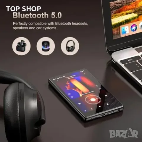 Нов WiFi & Bluetooth MP3/MP4 Плейър 96GB с 8-ядрен процесор 2500mAh батерия, снимка 3 - MP3 и MP4 плеъри - 49641887