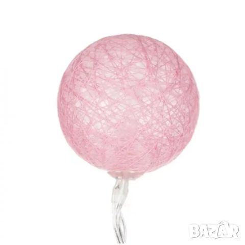 Детска къщичка за игра палатка с включени светещи текстилни топки гирлянд, снимка 6 - Играчки за стая - 45695970