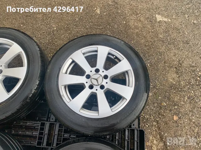 4бр.Алуминиеви джанти 16цола 5x112 ET39 + ГУМИ 195/60/16 за Mercedes C-Class,A,B,CLA, снимка 6 - Гуми и джанти - 49135181