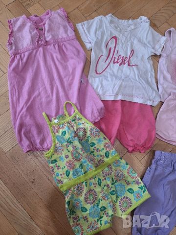 Летни дрехи за момиче 18-24 месеца , снимка 4 - Комплекти за бебе - 46320214