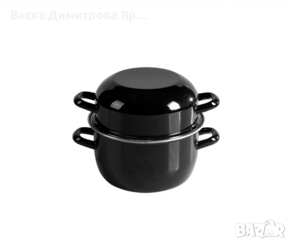 Емайлирана тенджера за миди 5 л, Ø22 см, за индукционни котлони, снимка 4 - Съдове за готвене - 51147423