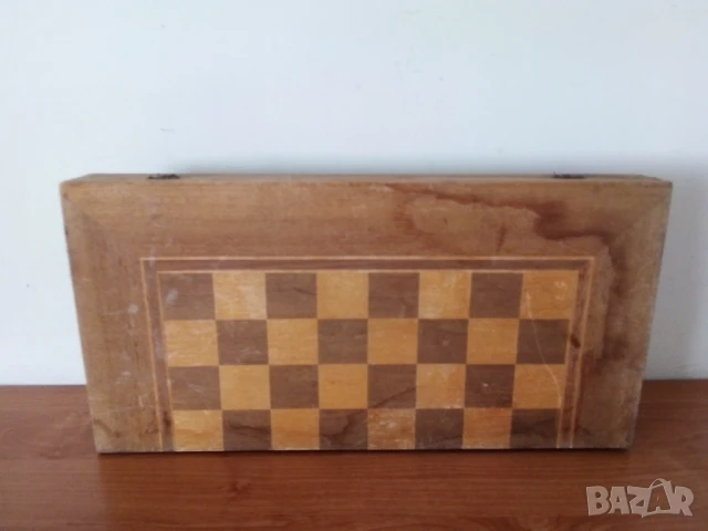 Табла и шах дъска с фигури, снимка 4 - Антикварни и старинни предмети - 51168367