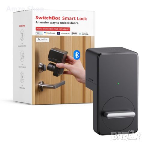 SwitchBot WiFi Smart Lock ключалка с докосване заключване на вратата без ключ с пръстов отпечатък, снимка 7 - Друга електроника - 46636571