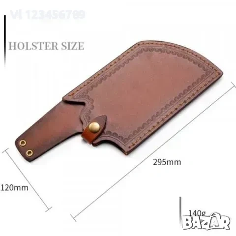 Месарски сатър CUTLER - 516 GR, 155x310/калъф, снимка 5 - Прибори за хранене, готвене и сервиране - 53870497