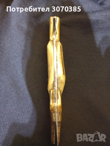 Ловен нож с дръжка от еленов рог , снимка 4 - Ножове - 52380269